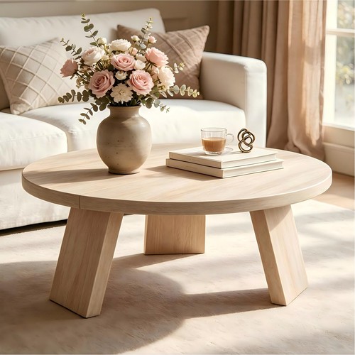 Round coffee table - 🌱33.5",